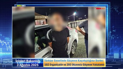 Türkiye Genelinde Göçmen Kaçakçılığına Darbe: 102 Organizatör ve 393 Düzensiz Göçmen Yakalandı