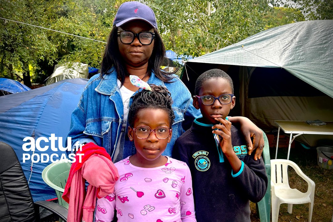 Maèlys et Franklin, enfants scolarisés sans-abris