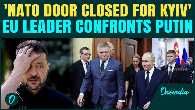 Ukraine Blocked From NATO? Slovak PM Fico Faces Putin in Beijing, Sends Shockwave to Kiev from China