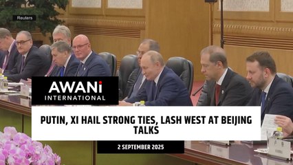 Putin, Xi hail strong ties, lash west at Beijing talks