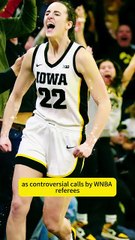 Caitlin Clark Furious at WNBA Referees | Indiana Fever vs LA Sparks Controversy