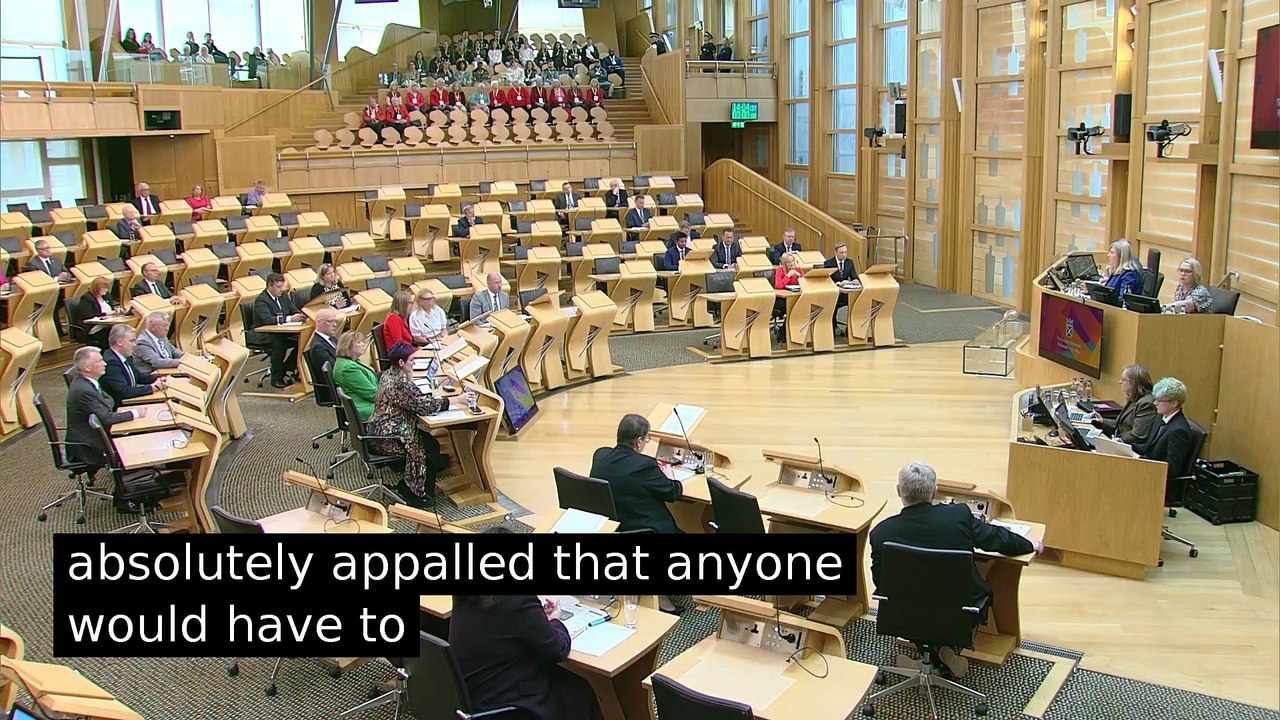 Presiding Officer Alison Johnstone addresses MSPs after Colin Smyth allegations