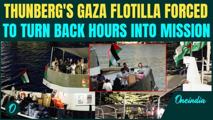 Gaza flotilla forced to turn back after just hours at sea:stormy Mediterranean weather halts mission