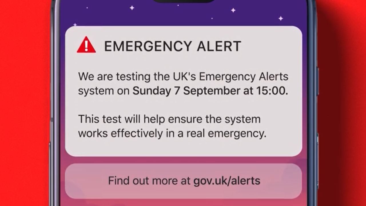 Hear emergency alert test sound