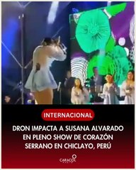 Drom impacta a Susana Alvarado en pleno show de corazón serrano en chiclayo, perú
