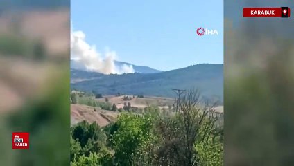 Karabük’te köylerde art arda yangınlar çıktı