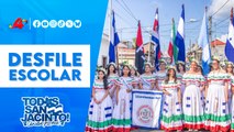 🇳🇮✨ Fervor patriótico y tradición en el tercer desfile escolar de Diriamba