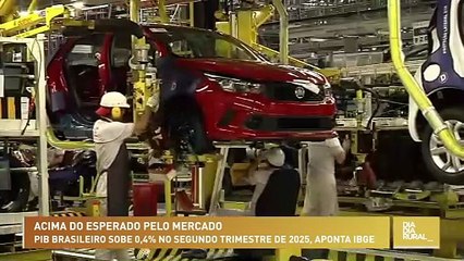 PIB brasileiro sobe 0,4% no segundo trimestre de 2025, aponta IBGE