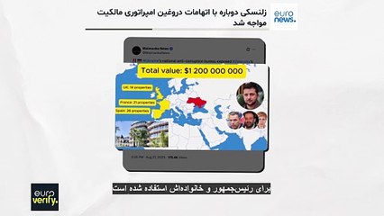 زلنسکی بار دیگر آماج اتهامات دروغین درباره داشتن «امپراتوری املاک» قرار گرفت