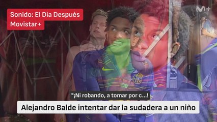 La amenaza de un ultra del Rayo a Balde tras intentar regalar una camiseta a un niño de la grada