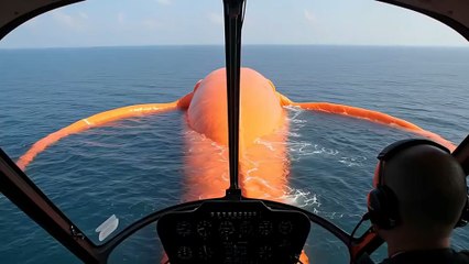 "Has the end of the world come now? A monster appeared in the sea.""What will happen now, people of the USA and Canada?" part7