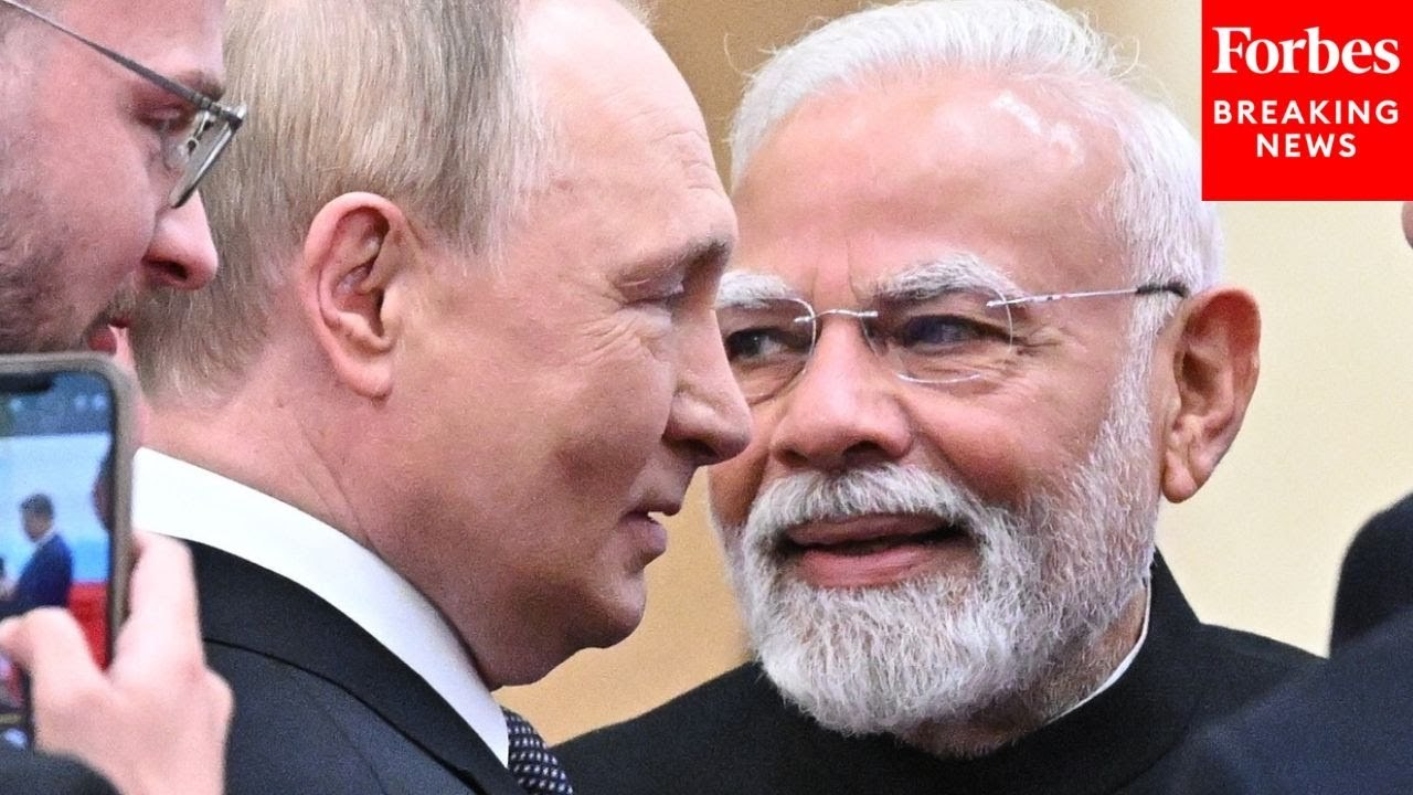 India PM Narendra Modi And Russian President Vladimir Putin Meet During SCO Summit