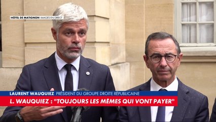 Laurent Wauquiez sur l'effort budgétaire: «Il faut qu’il soit juste et équilibré»