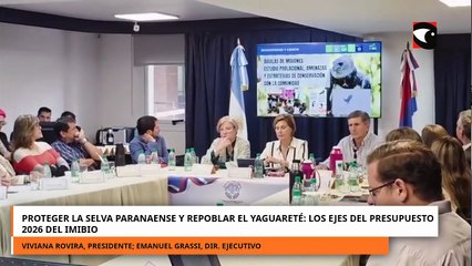Proteger la Selva Paranaense y repoblar el yaguareté los objetivos del presupuesto 2026 del IMIBIo