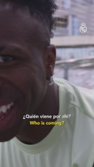 La broma de Vincius al cámara del Real Madrid