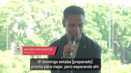 Antony, entre lágrimas: “Era Betis o nada"