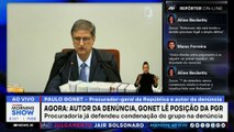Gonet diz que não é preciso uma ordem formal para que seja configurado o crime de tentativa de golpe