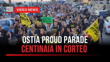 Ostia, centinaia in corteo sul lungomare per la Proud Parade. Enzo Salvi: "Chiediamo sicurezza, è Gardaland della criminalità"