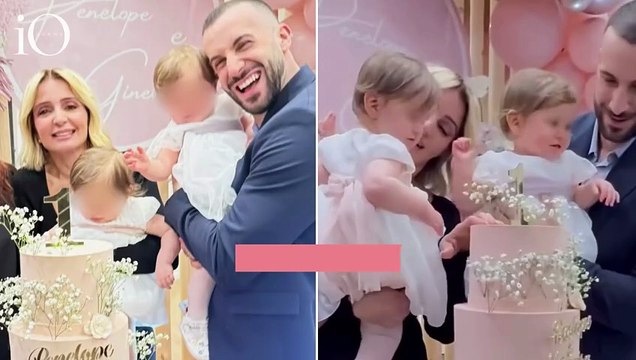 Veronica Peparini e Andreas Muller: che emozione il battesimo delle gemelline