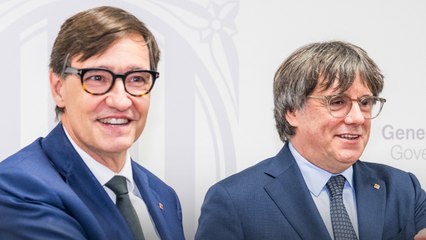La reunión entre Salvador Illa y Carles Puigdemont en Bruselas