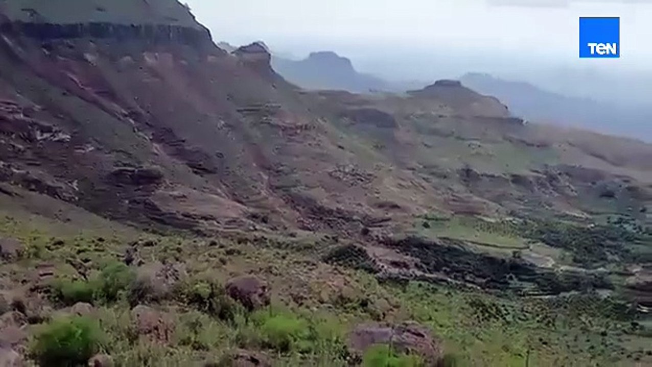 كارثة إنسانية في قلب جبل مرة💔.. انزلاقات أرضية بسبب أمطار غزيرة تودي بحياة جميع سكان قرية ترسين