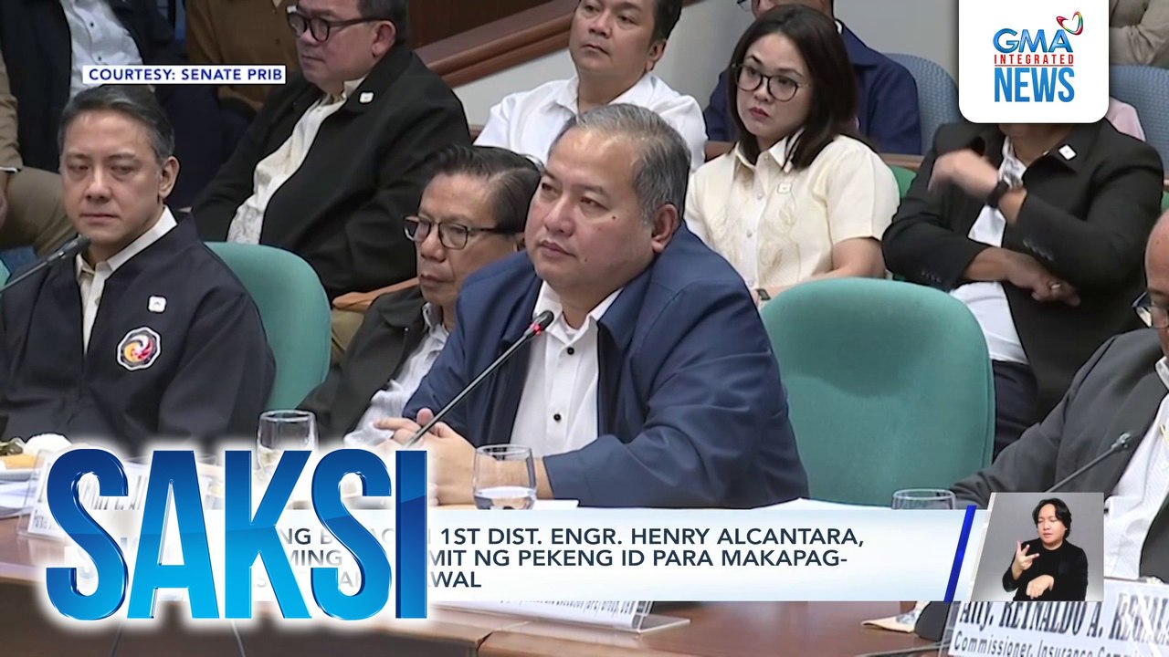Dating Bulacan 1st Dist. Engr. Henry Alcantara, umaming gumamit ng pekeng ID para makapag-casino kahit bawal | Saksi