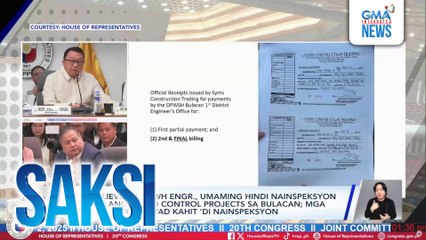 Ni-relieve na DPWH Engr., umaming hindi nainspeksyon ang ilang flood control projects sa Bulacan; mga contractor, bayad kahit 'di nainspeksyon | Saksi