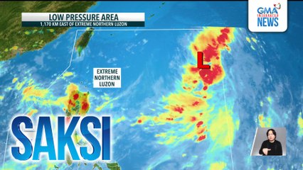 Tsansa ng LPA na maging bagyo, nasa "medium" na - PAGASA | Saksi