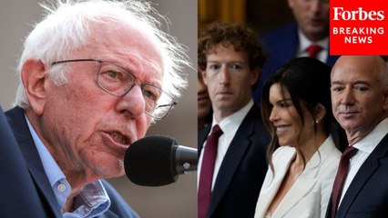 'When Is Enough, Enough?': Bernie Sanders Blasts Bezos, Zuckerberg For Sky-High Spending
