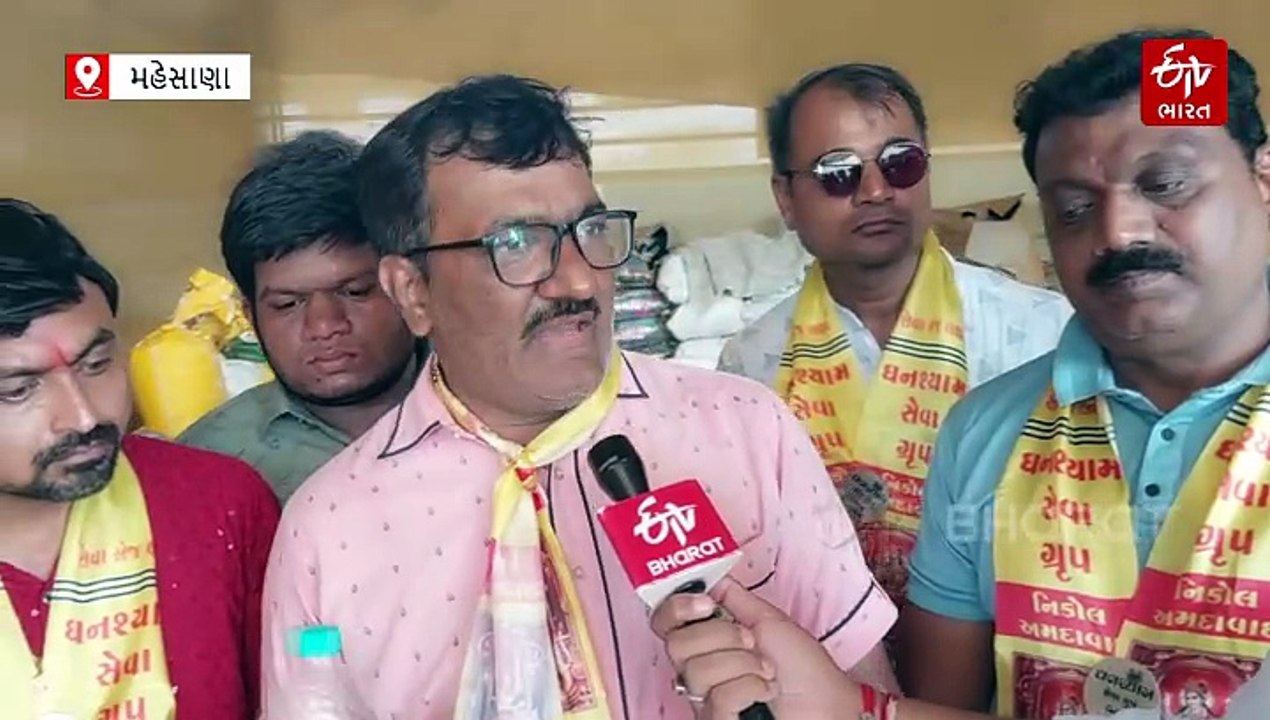 અમદાવાદનો સંઘ 31 વર્ષથી ગાડી પર મા અંબાનો રથ લઈને અંબાજી જાય છે, મહેસાણાના કેમ્પોમાં ફૂડ વિભાગનું ચેકિંગ