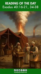 Exodus 40:16-21, 34-38 #Exodus40 #ShekinahGlory #Tabernacle #Moses #ArkOfTheCovenant #TentOfMeeting