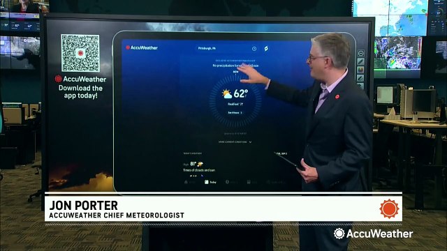 Getting daily and hourly forecasts on the free AccuWeather app