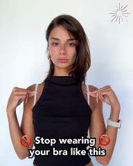 Brilliant hack to hide your bra straps! 👚✨