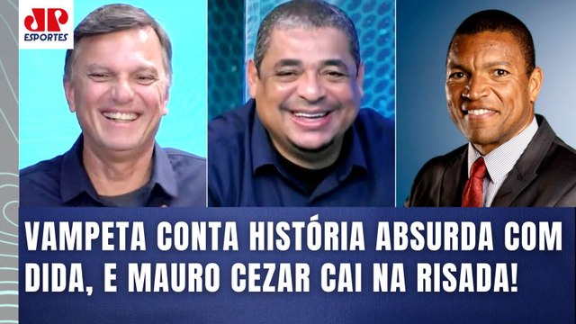 MEU DEUS! Vampeta ARRANCA RISADAS de Mauro Cezar com HISTÓRIA sobre Dida!