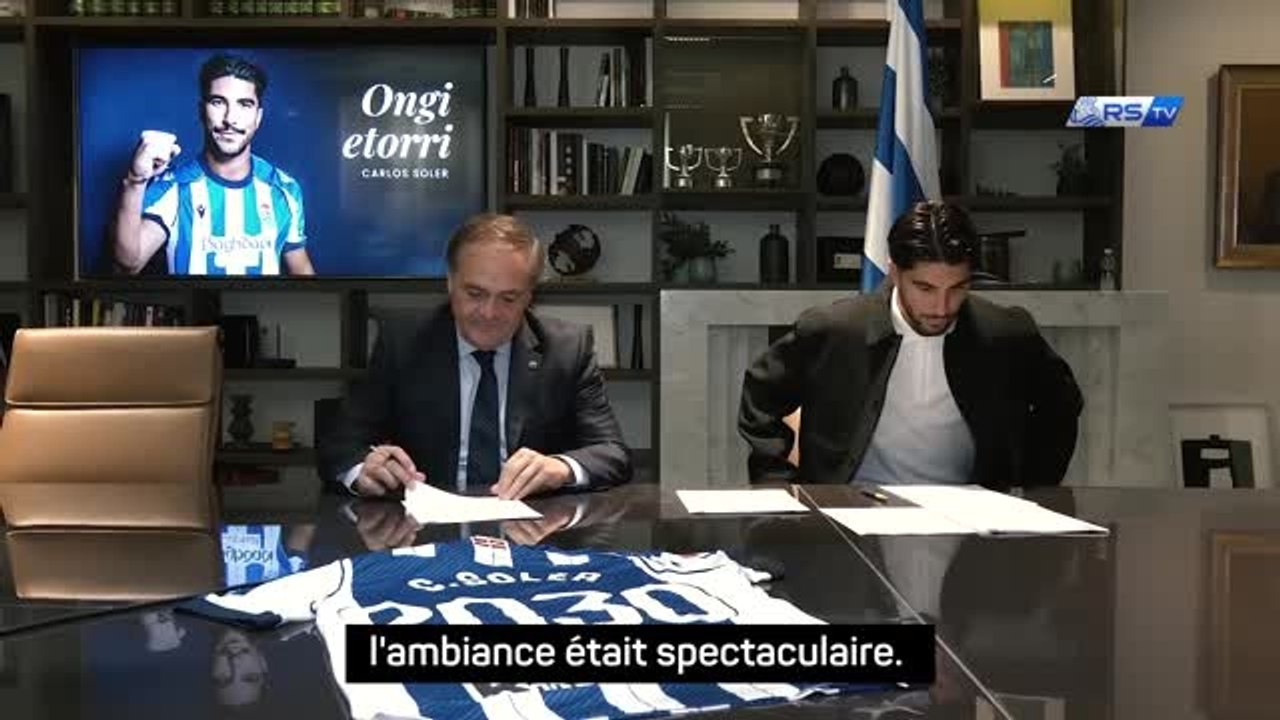 Real Sociedad - Soler : "La possibilité de signer ici existait depuis un certain temps"