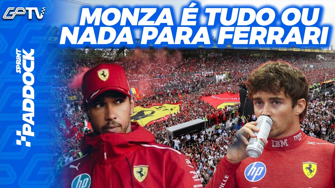 PERFEIÇÃO OU NADA: FERRARI ESPERA MILAGRE NA ITÁLIA PARA SALVAR F1 2025 | Paddock Sprint