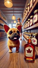 A Loving Breakfast by Dog_Pancakes with Maple Syrup, Made with Love! ❤️