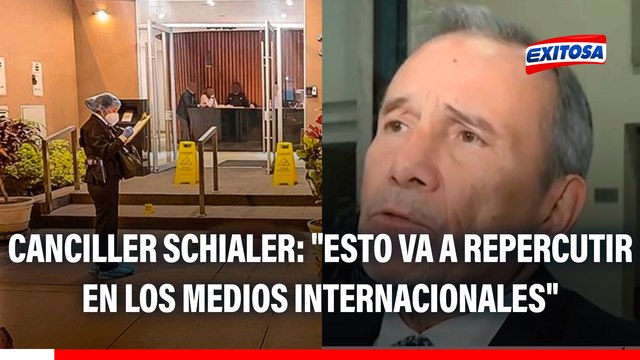 Canciller Elmer Schialer sobre crimen de diplomático de Indonesia: Esto va a repercutir en los medios internacionales
