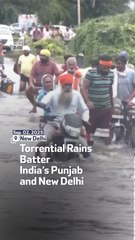 Torrential Rains Batter India’s Punjab And New Delhi