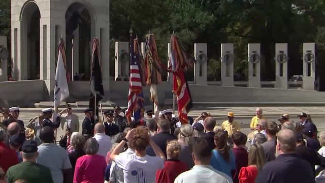 WWII veterans honored at memorial on 80th anniversary of V-J Day