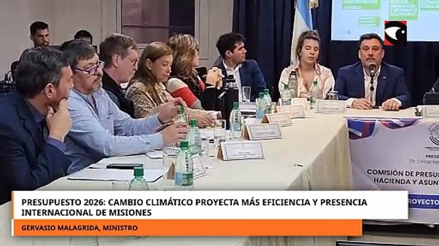 Presupuesto 2026 Cambio Climático proyecta más eficiencia y presencia internacional de Misiones