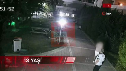 Adana’da 13 yaşındaki çocuğu site ortasında dövdü