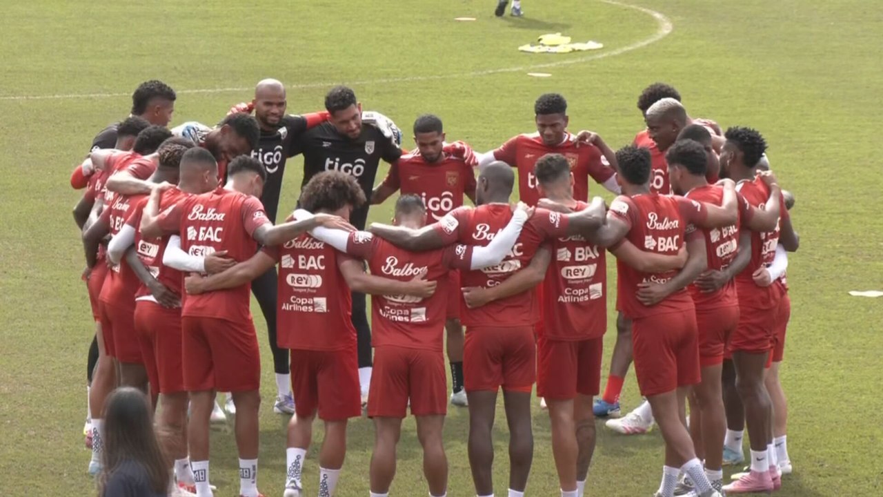 Selección de Panamá realiza su último entrenamiento antes de viajar a Surinam