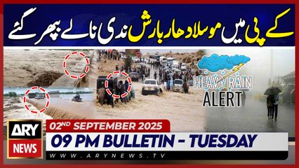 Heavy Rains in KPK, Rivers overflow || ARY News 9 PM Bulletin || 2nd Sep 2025