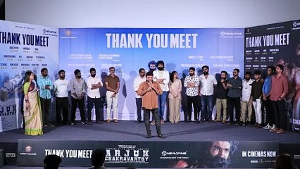 Cinematographer Jagadeesh Cheekati Speech at #ArjunChakravarthy Thank You Meet ｜ YouWe Media