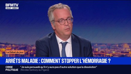 Arrêts maladie: "C'est un milliard d'euros de dépense de plus par an", indique Thomas Fatôme, directeur général de l'Assurance maladie