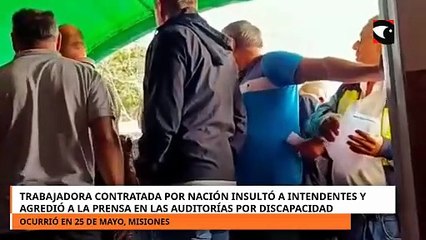 Auditorías por discapacidad en 25 de Mayo: contratada por Nación insultó a intendente y a la prensa