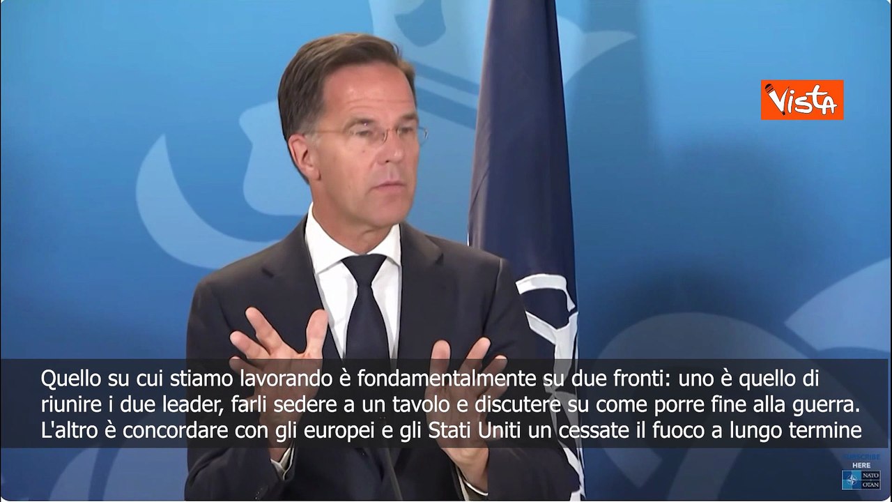 Rutte: In Ucraina si impari lezione di Budapest del 1994 e si eviti attacco russo dopo accordo SOTT