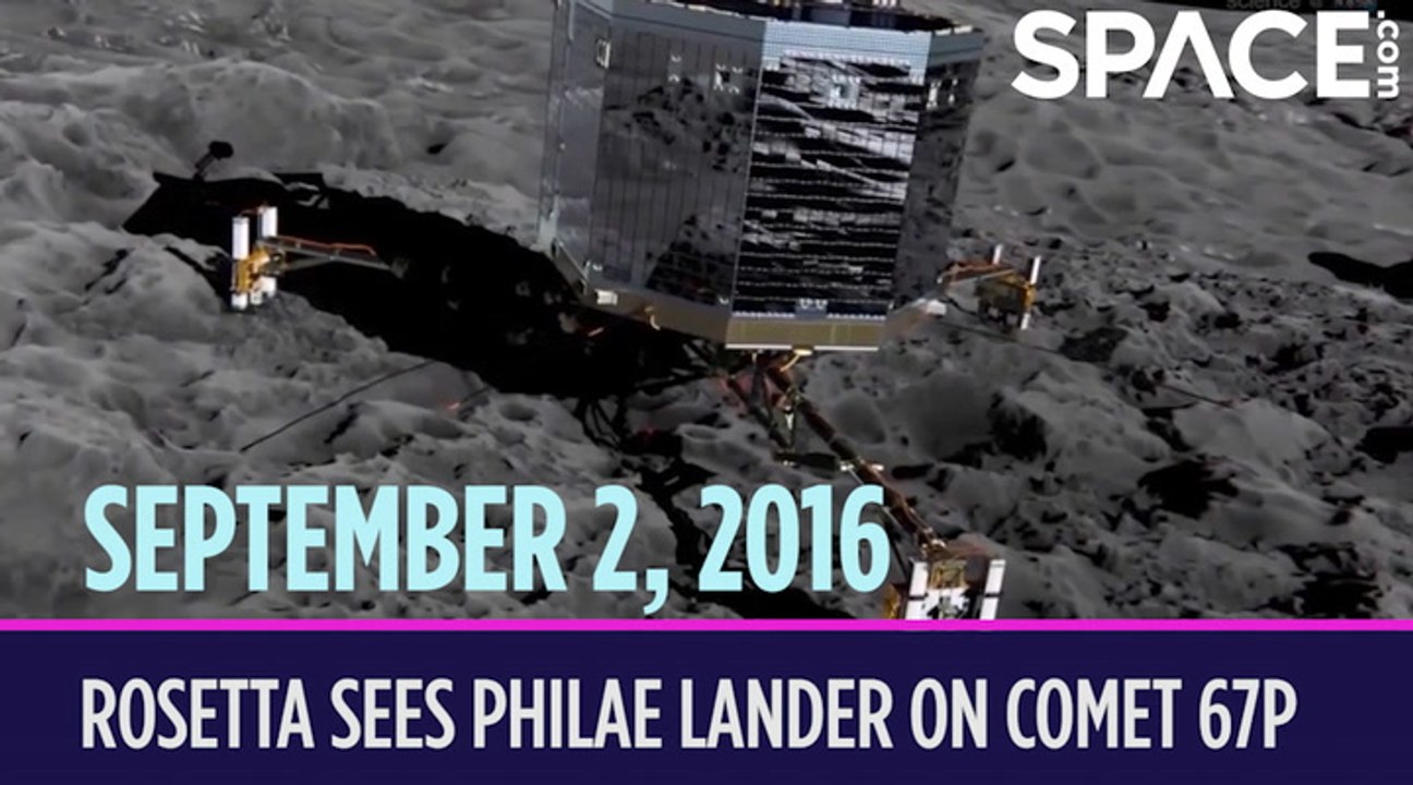 OTD in Space - September 2: Lost and Found! Rosetta Sees Philae Lander on Comet 67P