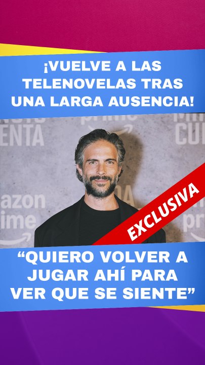 Osvaldo Benavides habla sobre su esperado regreso a las telenovelas